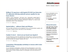 Tablet Screenshot of news.datacolor.eu