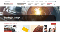 Desktop Screenshot of blog.datacolor.com